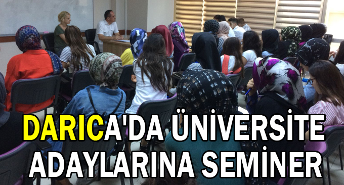 Darıca'da üniversite adaylarına seminer