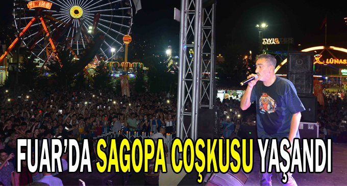 Fuar’da Sagopa coşkusu yaşandı