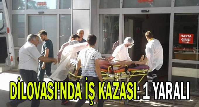 Dilovası'nda iş kazası: 1 yaralı