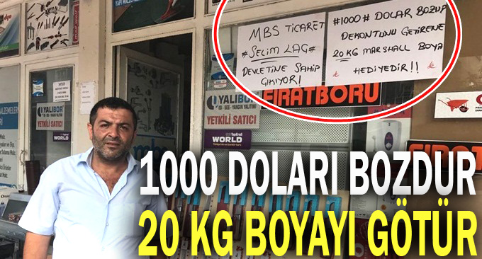 Dilovalı esnaf ABD'ye savaş açtı!