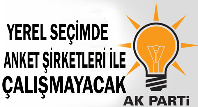 Yerel seçimde anket şirketleriyle çalışmayacak