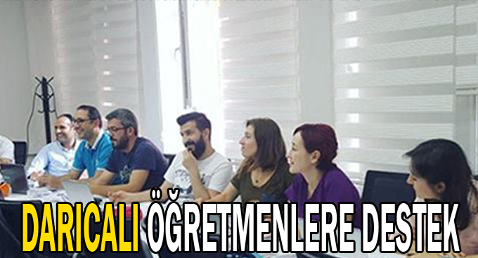 Darıcalı öğretmenlere destek