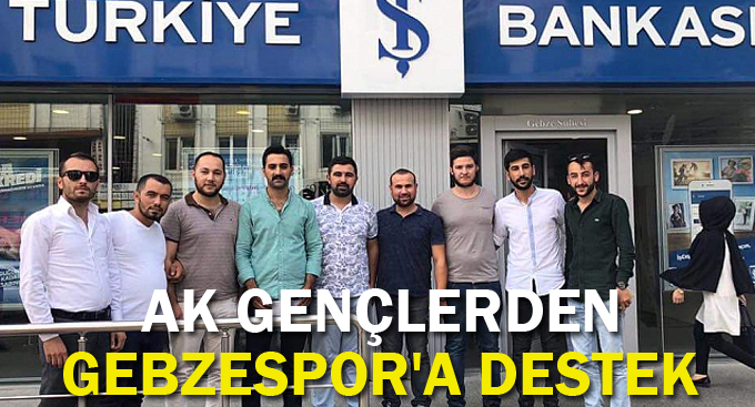 AK Gençlerden Gebzespor'a destek