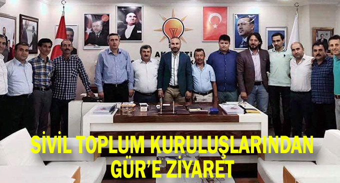 Sivil toplum kuruluşlarından Gür'e ziyaret