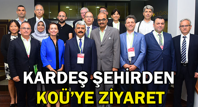 Kardeş şehirden KOÜ’ye ziyaret