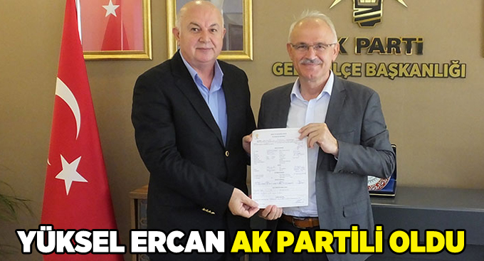 Yüksel Ercan AK Partili oldu