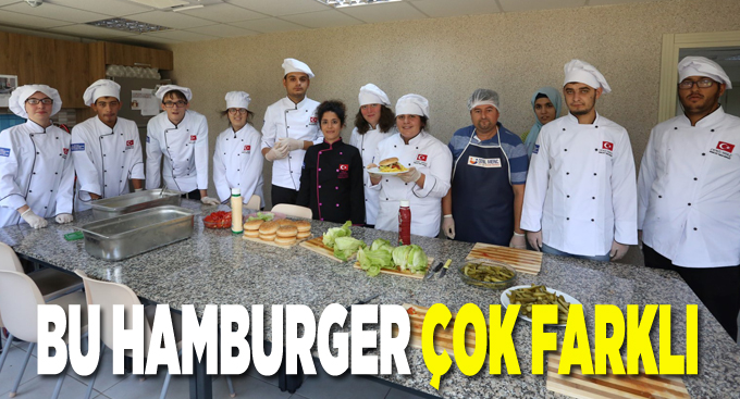 Bu hamburger çok farklı