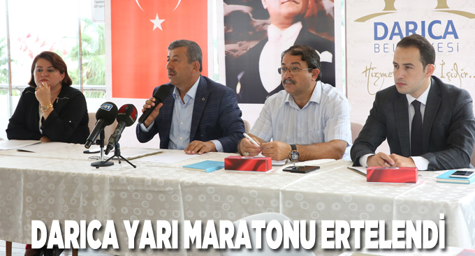 Darıca yarı maratonu ertelendi