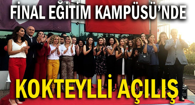 Final okullarında kokteylli açılış