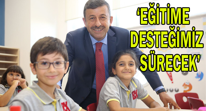''Eğitime desteğimiz sürecek''