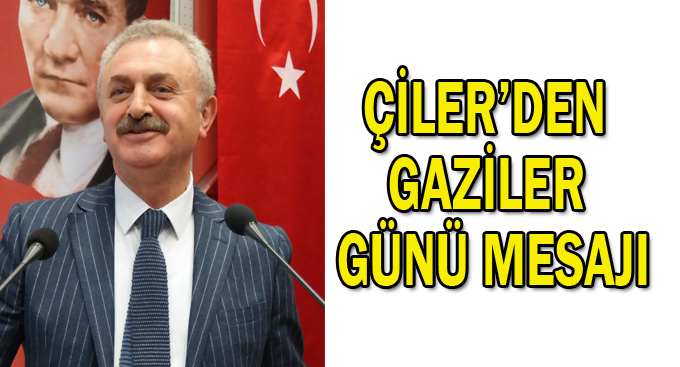 Çiler'den gaziler günü mesajı