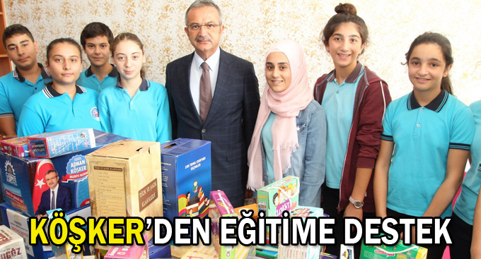 Köşker’den eğitime destek