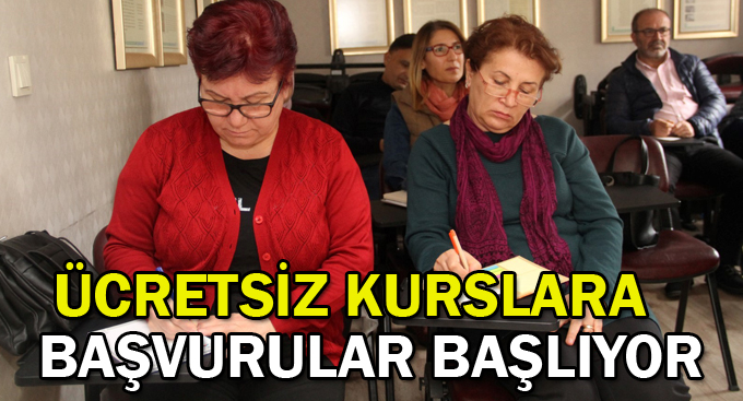 Ücretsiz kurslara başvurular başlıyor