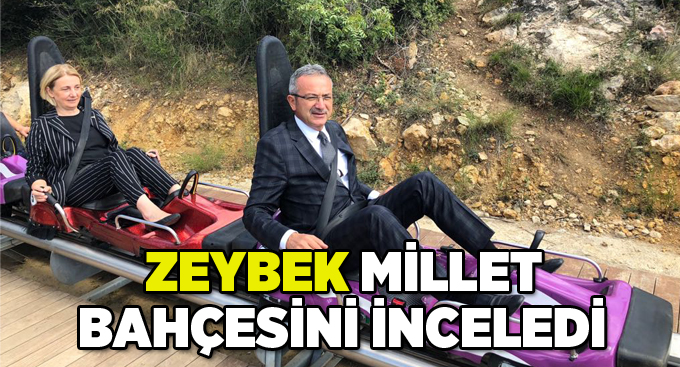 Zeybek Millet bahçesini inceledi