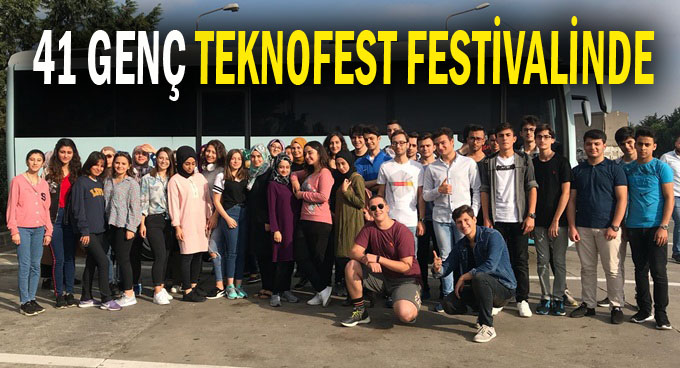 Gebzeli gençler Teknofest festivaline katıldı