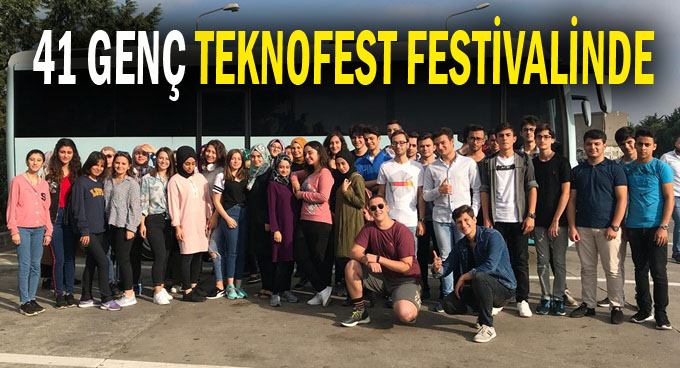 Gebzeli gençler Teknofest festivaline katıldı