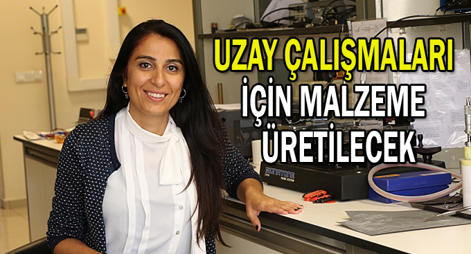 Uzay çalışmaları için malzeme üretilecek