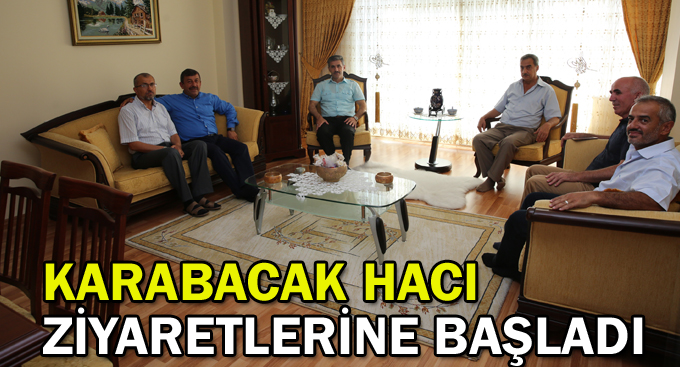 Karabacak hacı ziyaretlerine başladı