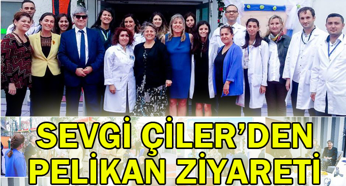 Sevgi Çiler'den Pelikan ziyareti