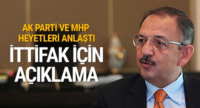 AK Parti ve MHP heyetleri ittifakta anlaştı