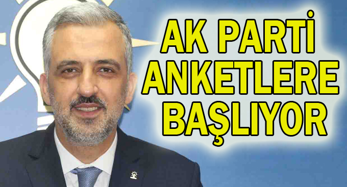 AK Parti anketlere başlıyor