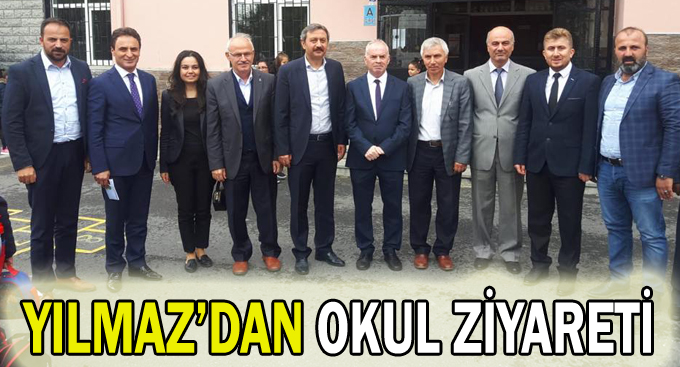 Yılmaz'dan okul ziyareti