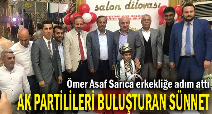 Ömer Asaf erkekliğe adım attı