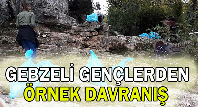 Gebzeli gençlerden örnek davranış