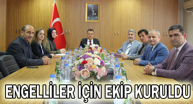 Engelliler için ekip kuruldu