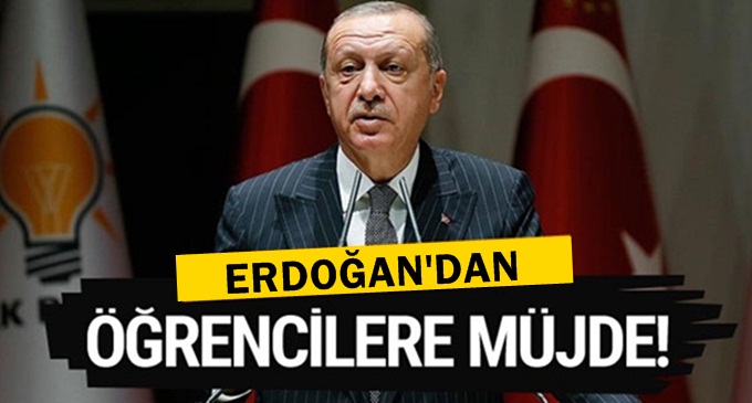 Erdoğan öğrencilere burs müjdesi