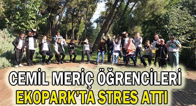 Cemil Meriç öğrencileri Ekopark’ta stres attı
