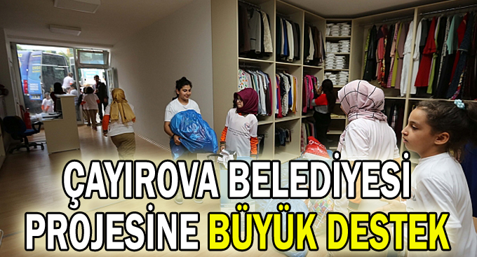 Çayırova belediyesi projesine büyük destek