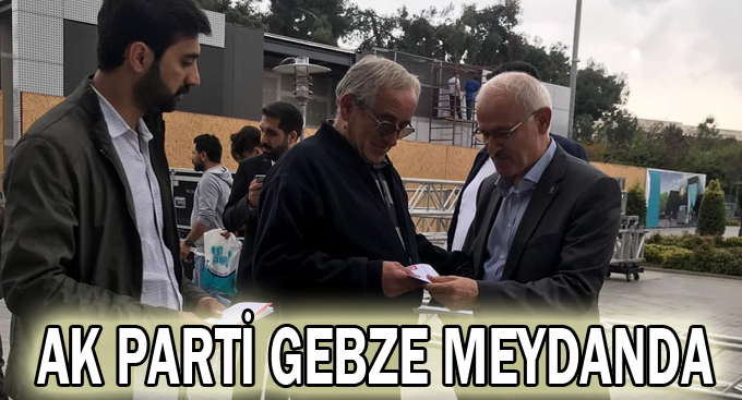 AK Parti Gebze meydanda