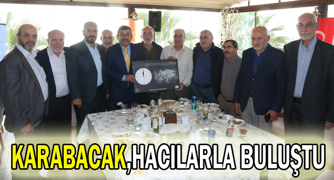Karabacak,hacılarla buluştu