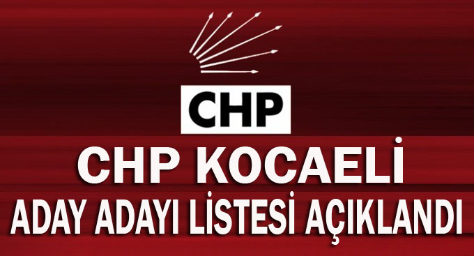 İşte CHP'nin başkan aday adayları