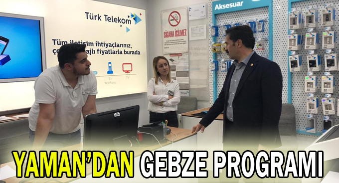 Yaman'dan Gebze programı