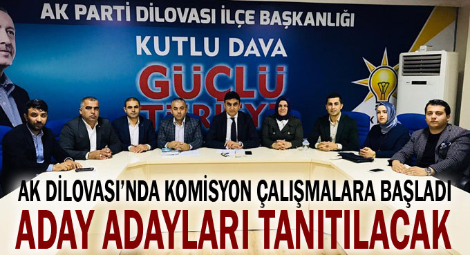 AK Dilovası'nda komisyon kuruldu