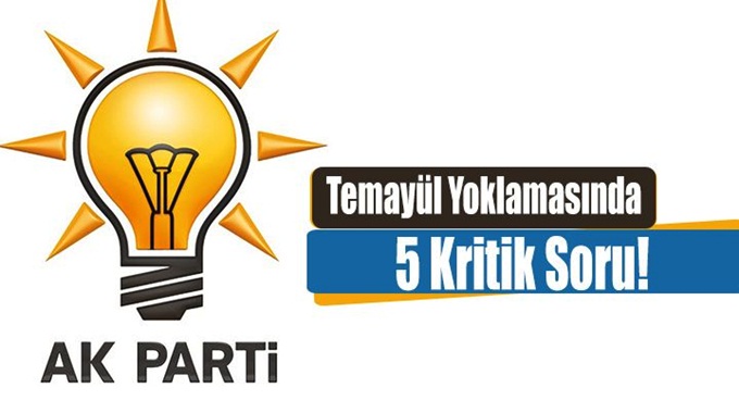 Temayül Yoklamasında Sorulacak 5 Soru!