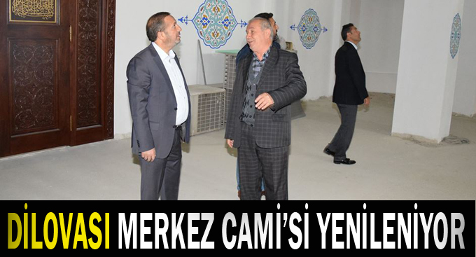 Dilovası Merkez Cami’si Yenileniyor