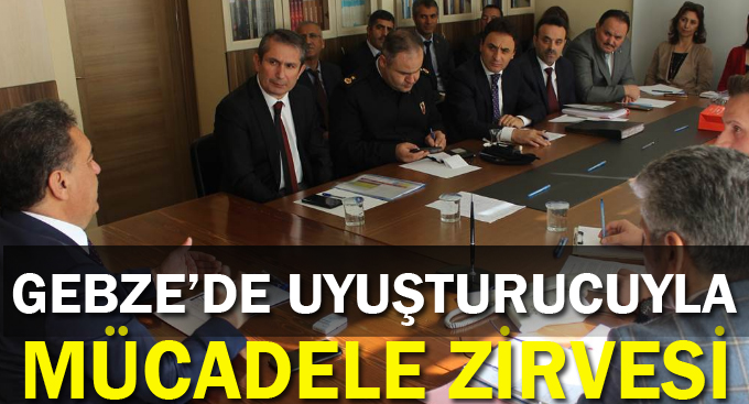 Gebze’de uyuşturucuyla mücadele zirvesi