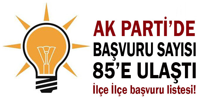 İlçe ilçe başvuru listesi!