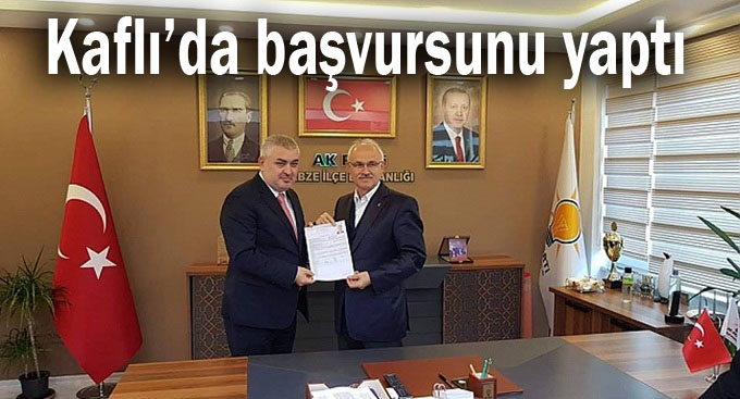 Kaflı başvurusunu yaptı