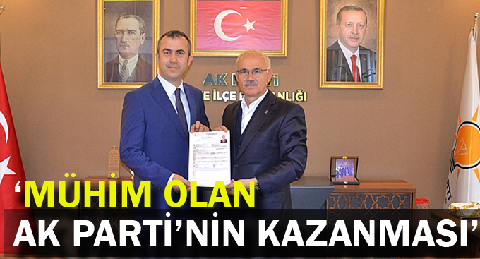 “Mühim olan AK Parti’nin kazanması”