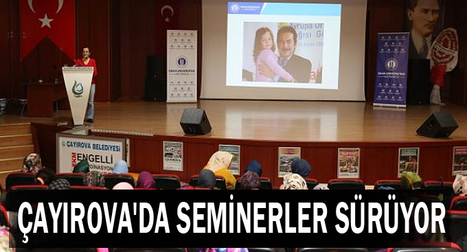 Çayırova'da seminerler sürüyor