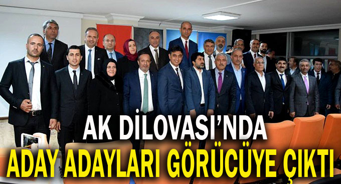 Dilovası'nda aday adayları görücüye çıktı