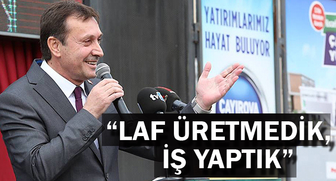 Demirci, “Laf üretmedik, iş yaptık”