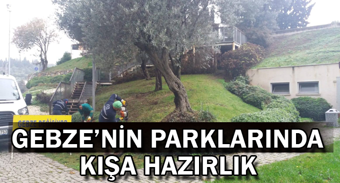 Gebze’nin Parklarında Kışa Hazırlık