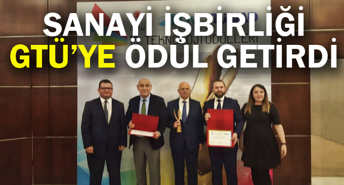 Sanayi İşbirliği GTÜ’ye ödül getirdi