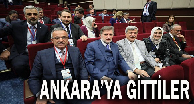 Ankara'ya gittiler