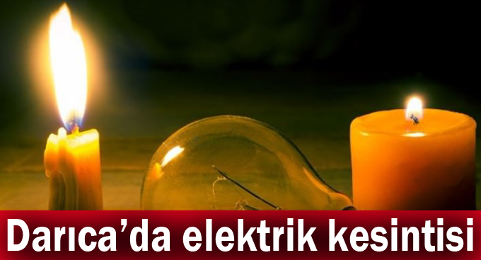 Darıca'da elektrik kesintisi!